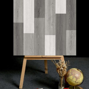 Gạch lát giả gỗ màu trắng – xám đan xen PT 60009