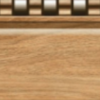 Gạch ốp chân tường giả gỗ màu nâu trầm DT 602